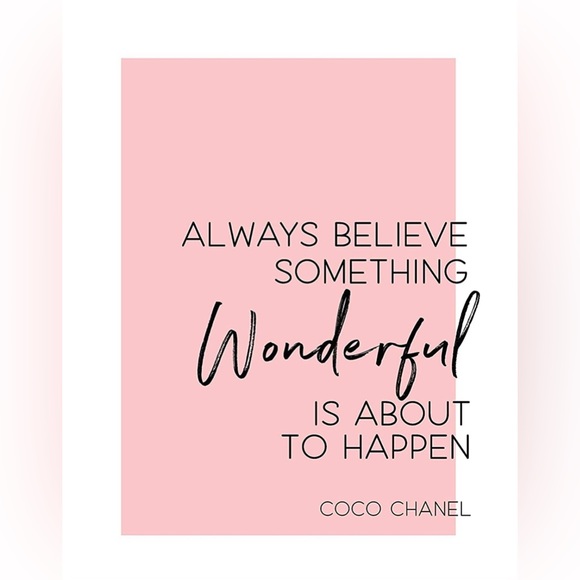 Glam Wall Decor Art print picture wall art- Chic Fashion Tiffany’s Chanel Gucci - Picture 7 of 14